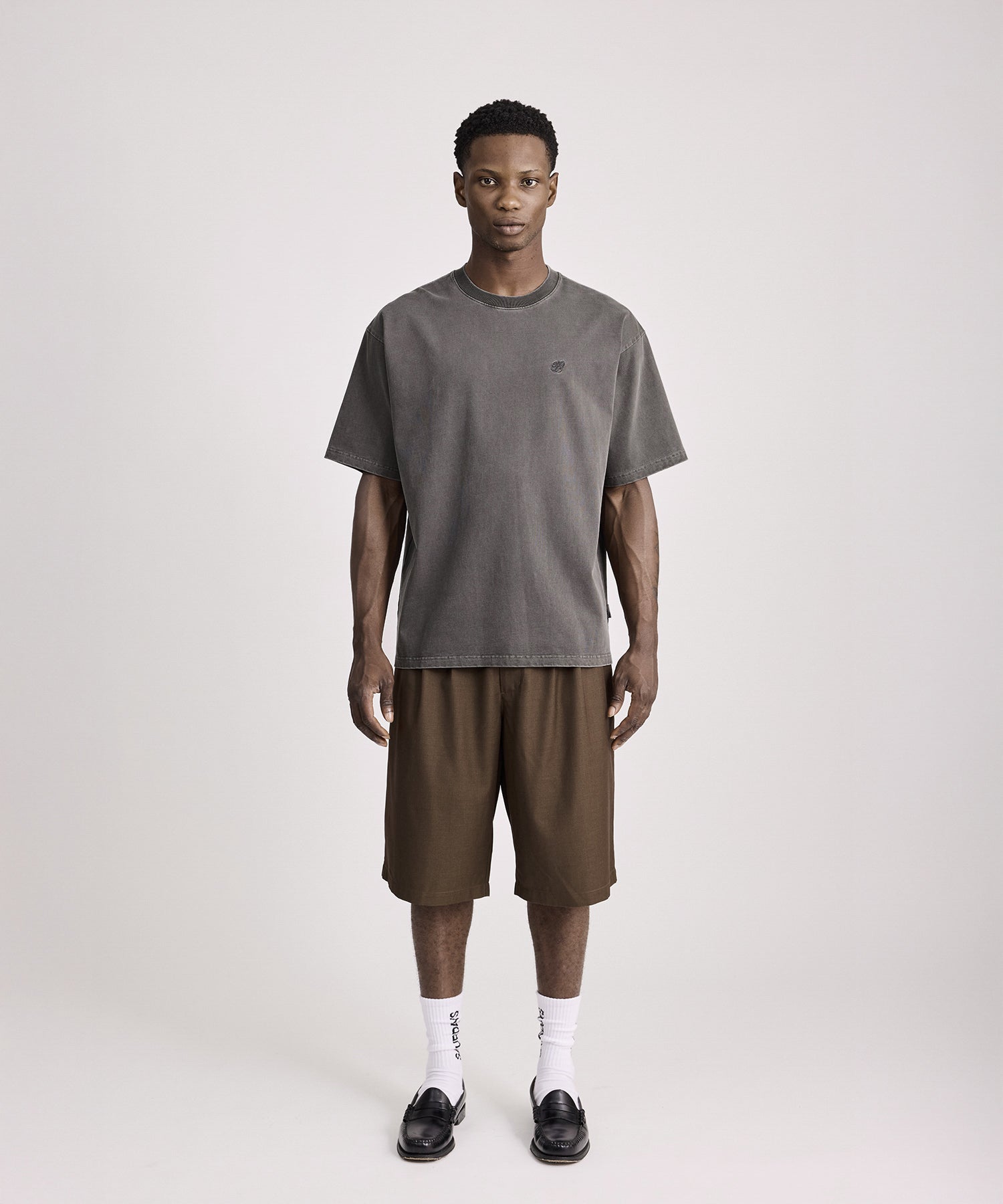 SNYC Relaxed Pigment Dyed Short Sleeve Tee