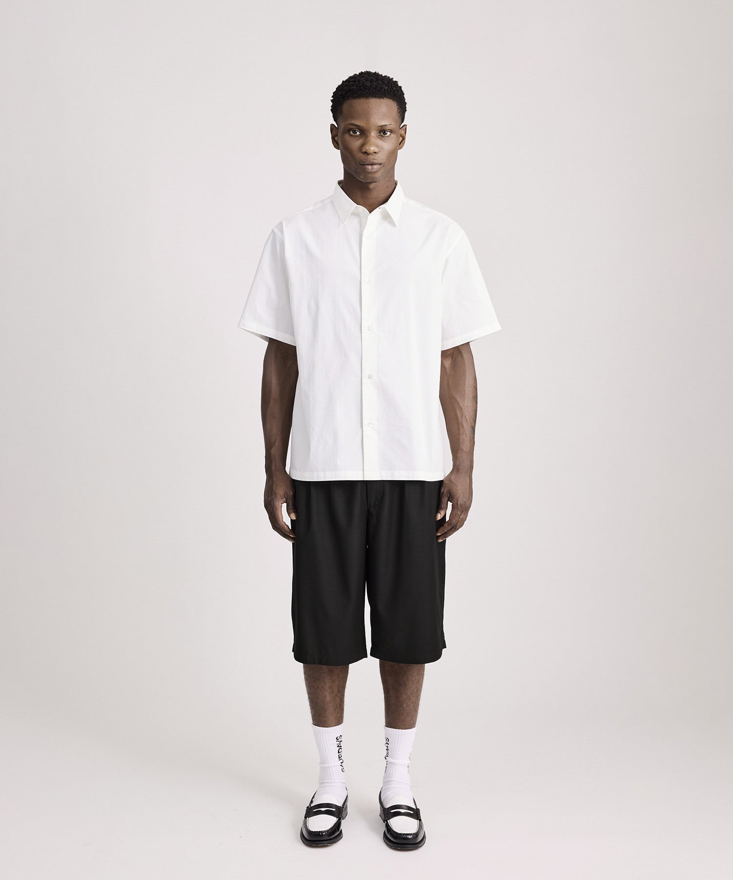 Bruce Tonal Stripe Short Sleeve Shirt