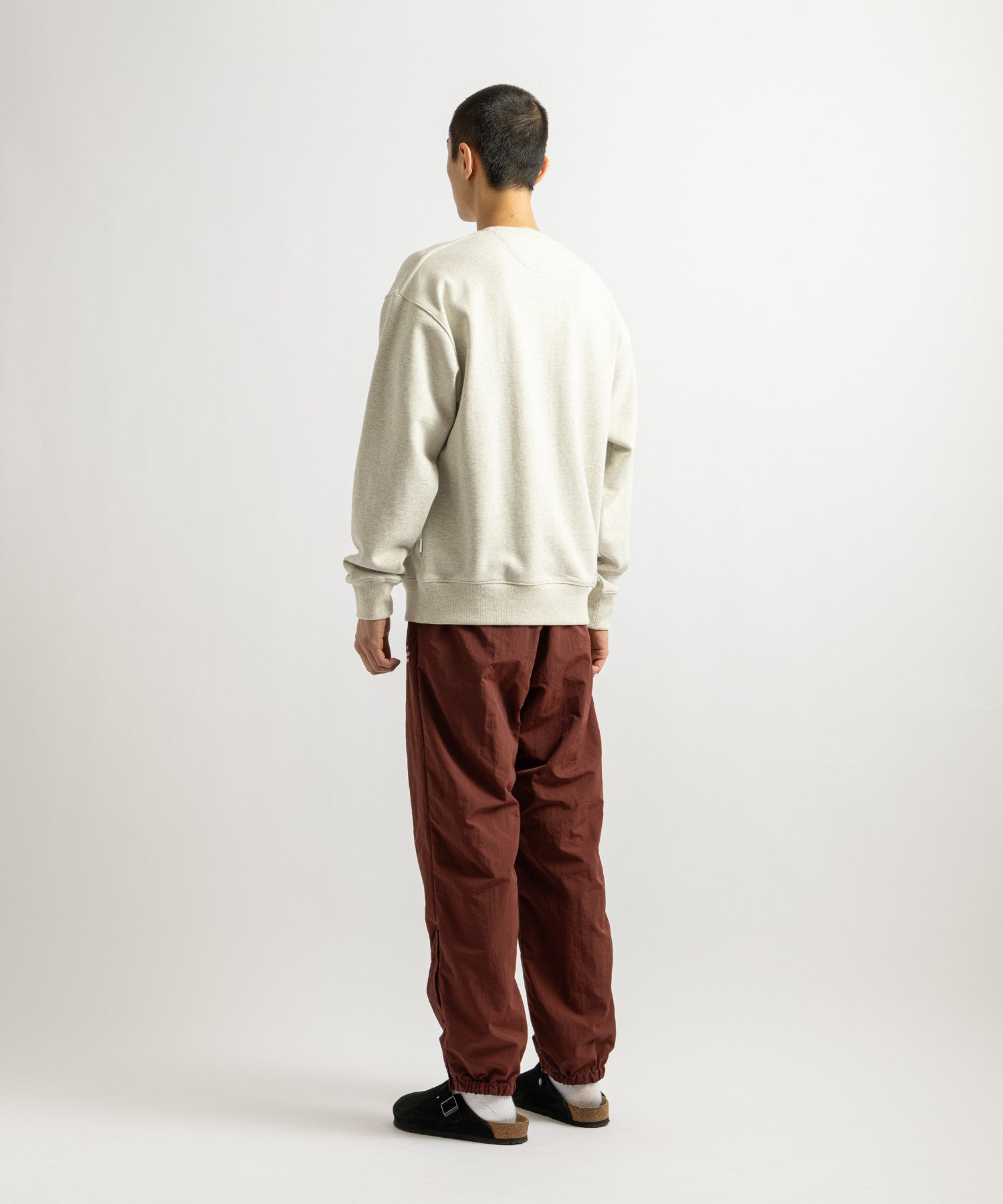 Saturdays NYC Bowery Miller Standard Sweatshirt in Light Gray