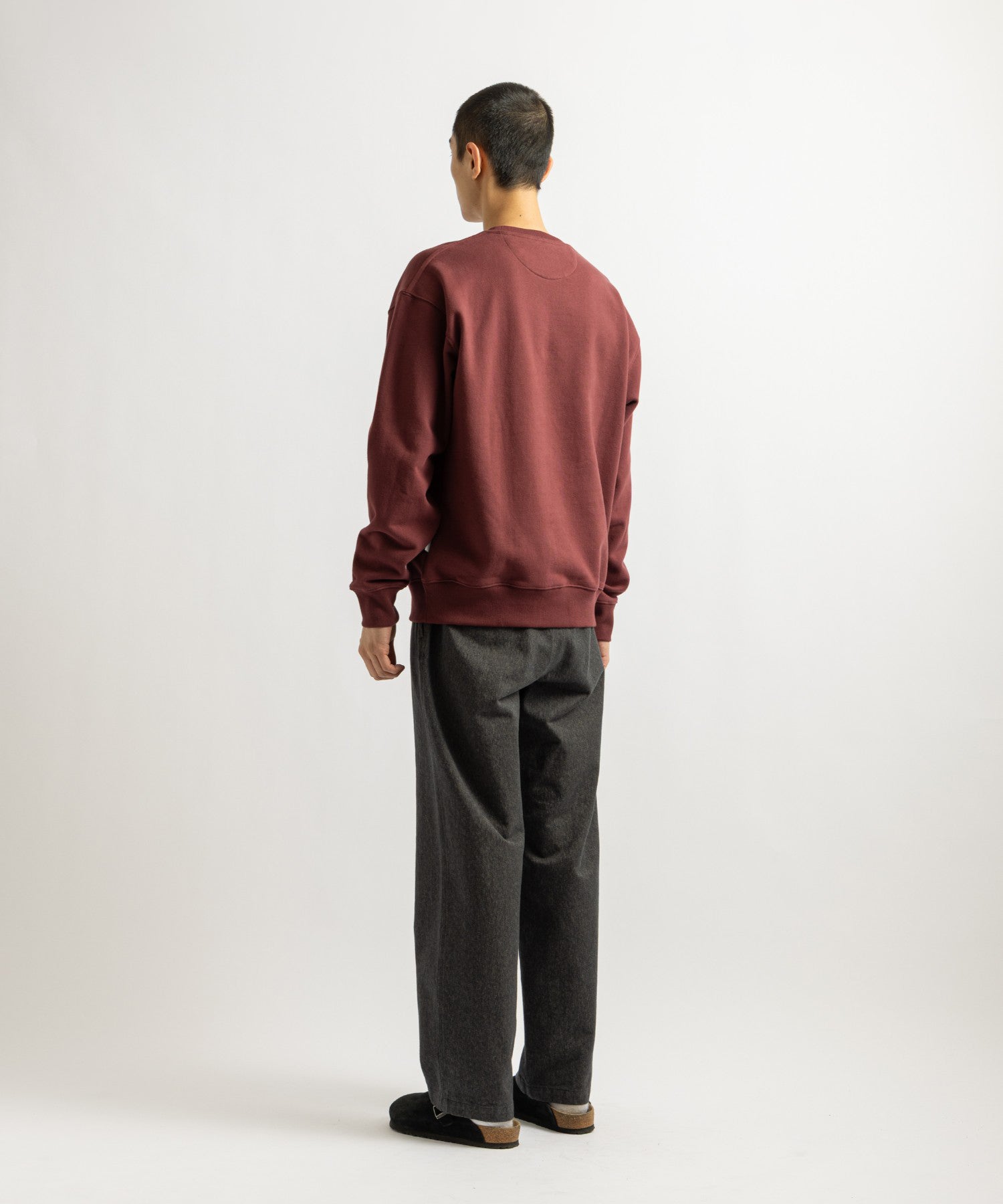 Saturdays NYC Bowery Miller Standard Sweatshirt in Wine