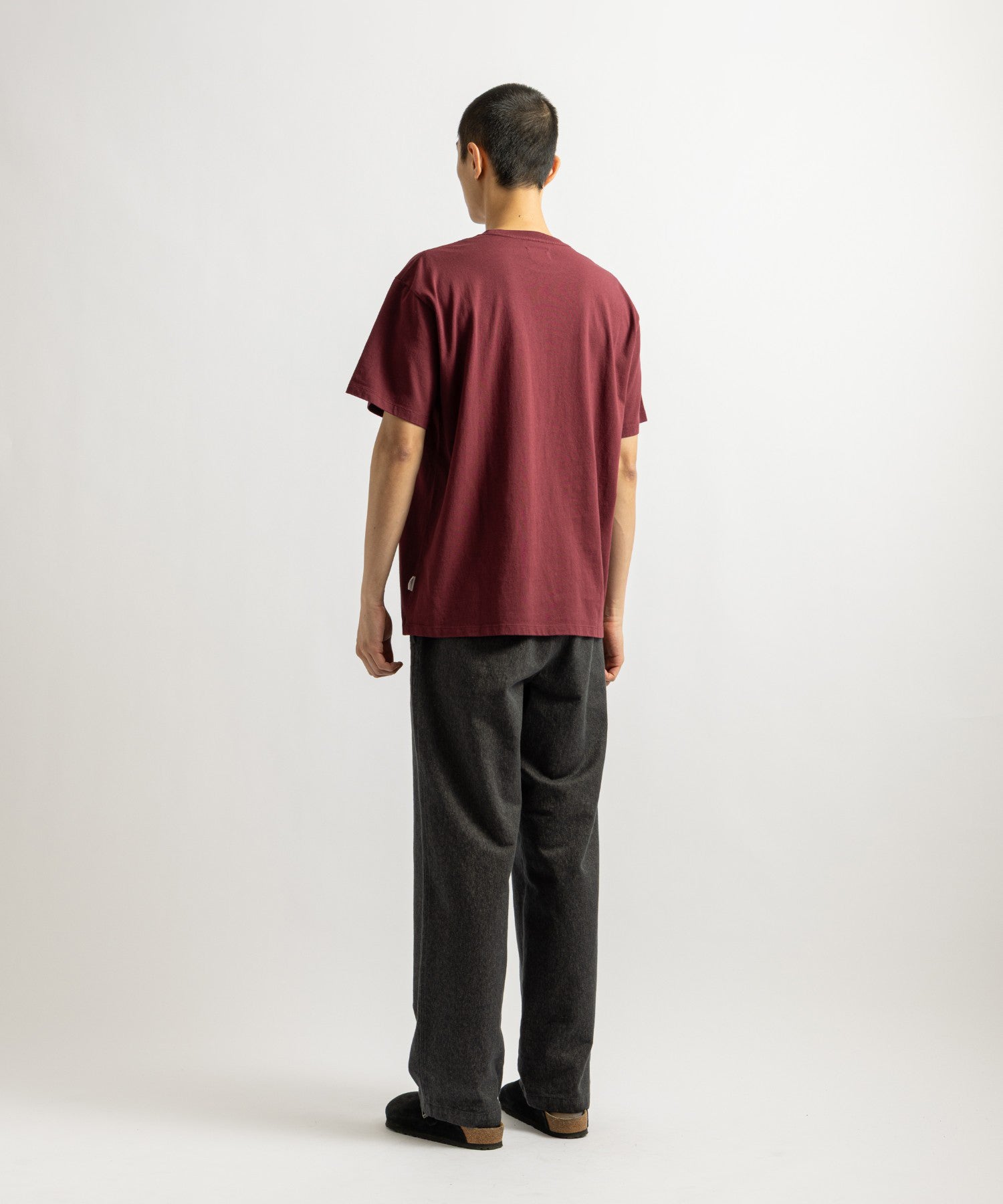 Saturdays NYC Miller Standard Short Sleeve Tee in Wine