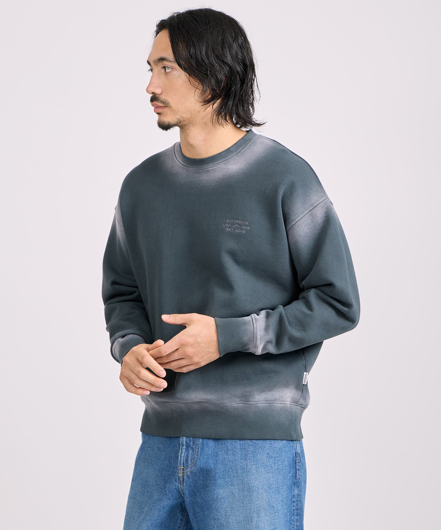 Ari Relaxed Faded Dye Sweatshirt