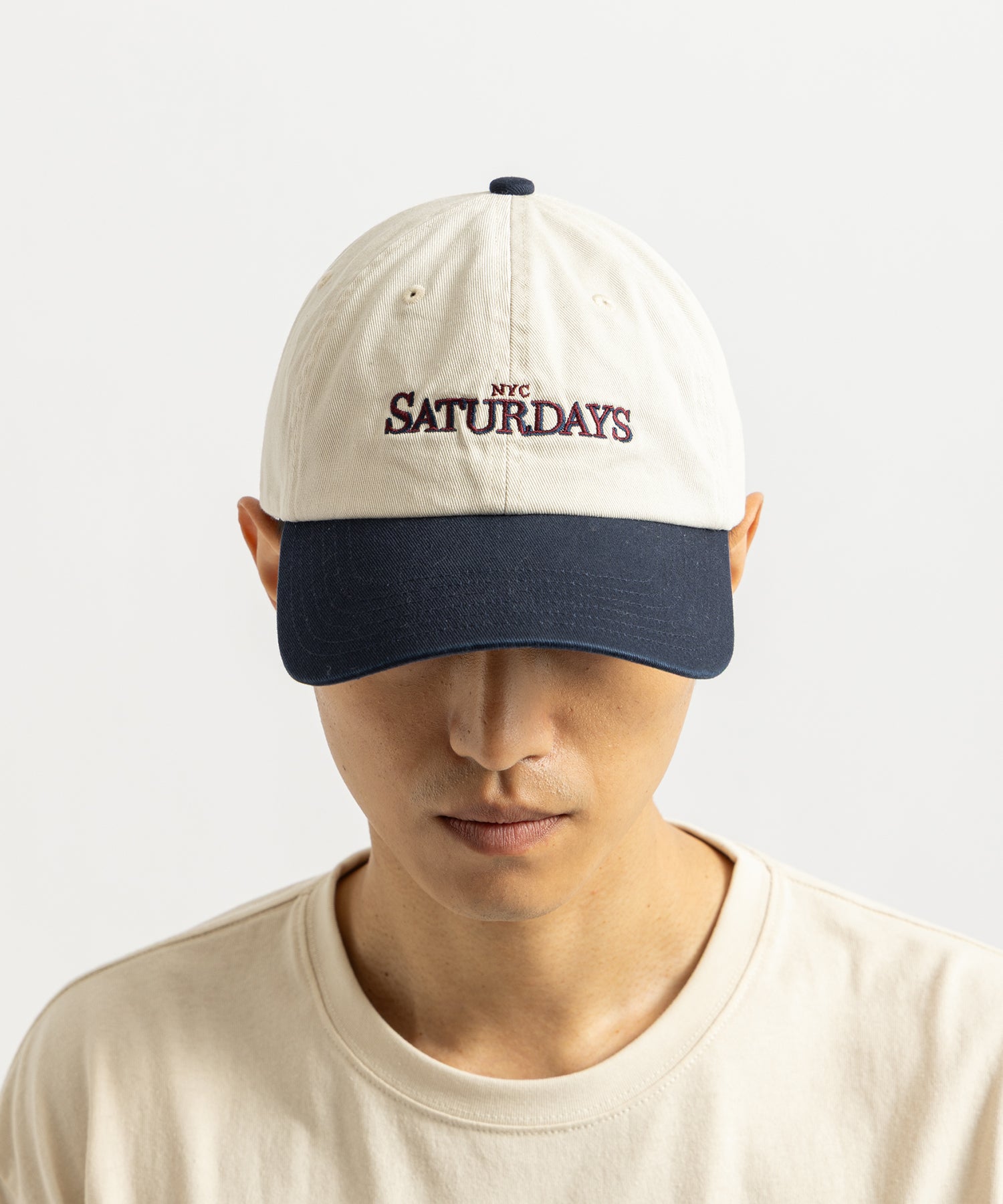 Saturdays NYC NYC SATURDAYS Cap in Ivory
