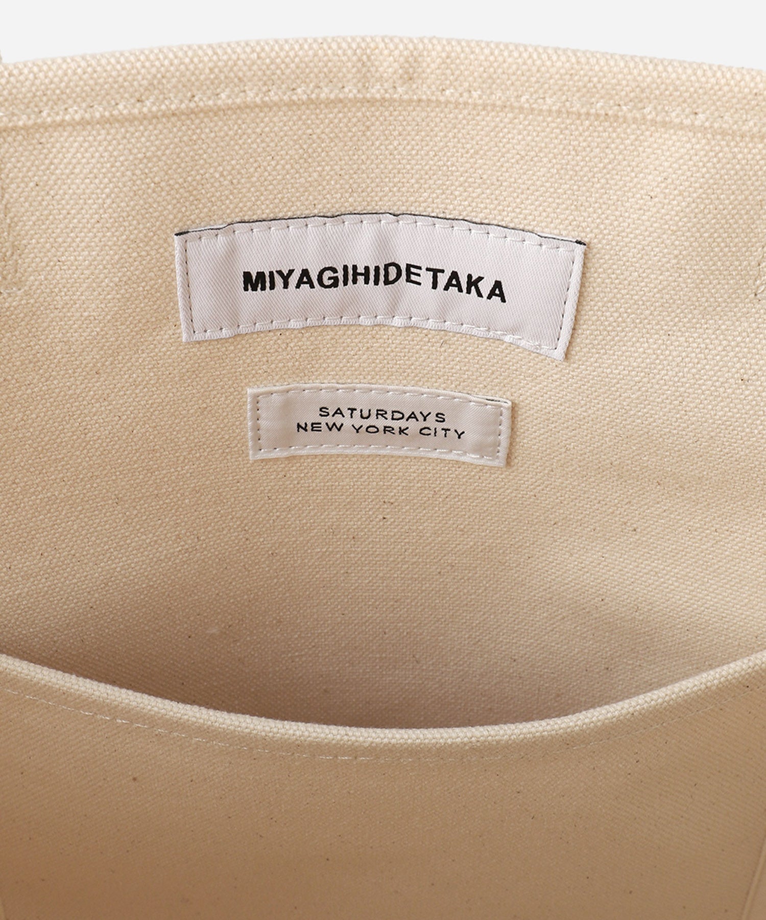 MIYAGIHIDETAKA x Saturdays Bandana Slash Tote Bag