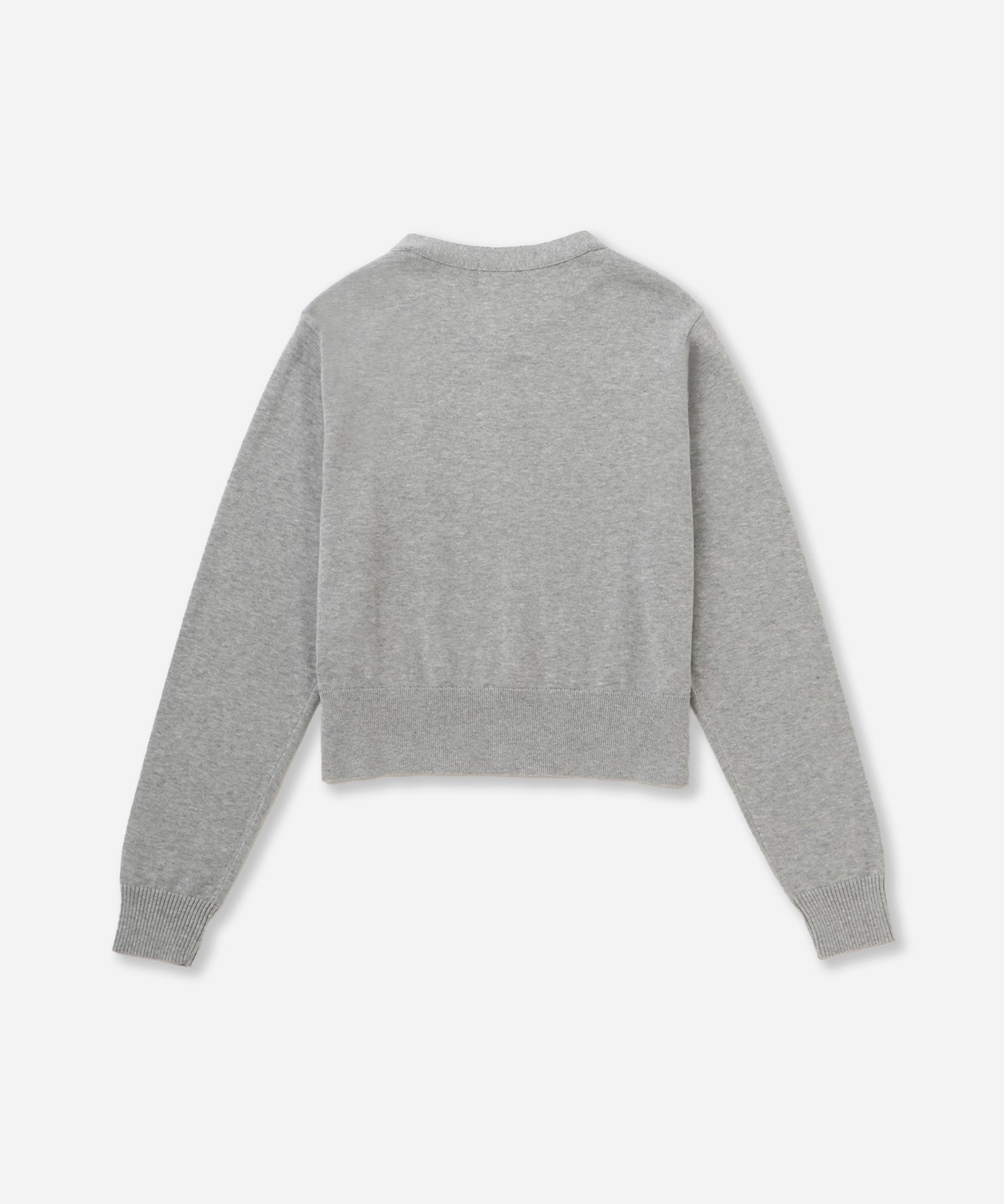 Saturdays NYC Halle Double Layer Cardigan in Gray