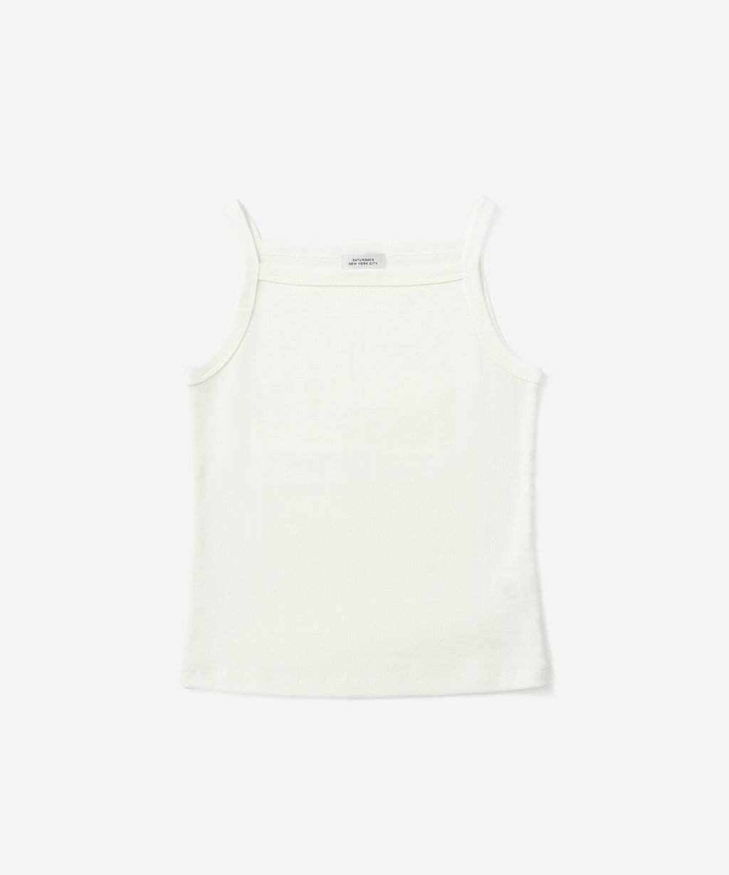 Saturdays NYC Lara Tank Top in White